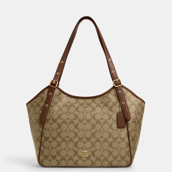 Coach Handbags - Coach Meadow Shoulder Bag In Signature Canvas